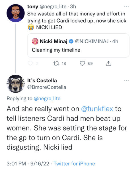 Nicki Minaj, Cardi B'nin Erkekleri NYC Striptiz Kulübünde İki Kız Kardeşe Saldırıya Gönderdiğini Söyledikten Sonra Tepkiyle Karşı Karşıya