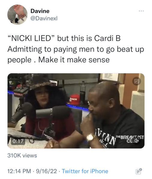 Nicki Minaj, Cardi B'nin Erkekleri NYC Striptiz Kulübünde İki Kız Kardeşe Saldırıya Gönderdiğini Söyledikten Sonra Tepkiyle Karşı Karşıya