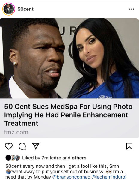 Vivica A. Fox, Eski 50 Cent'ini Çevreleyen Penis Büyütme Söylentilerine Tartışıyor: Hiçbir Geliştirme Alması Gerekmedi, İyi! [VIDEO]