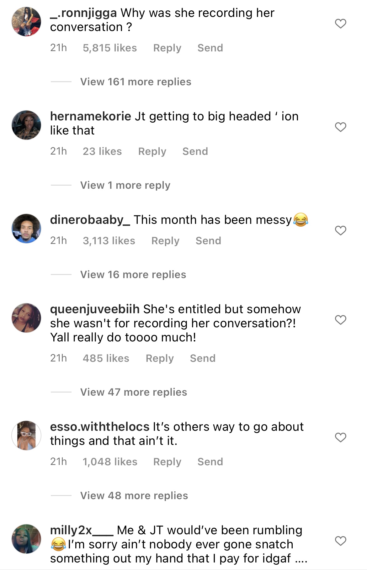 City Girls' JT Snatches Phone From A Fan Who Was Recording Her Without ...