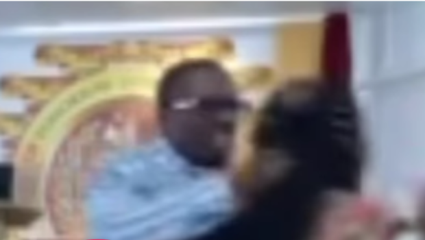 Brooklyn Pastor Seemingly Assaults Woman During Church Service [VIDEO]