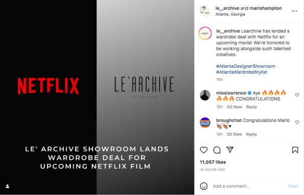 'RHOA' Yıldızı Marlo Hampton'ın Fashion Showroom 'Le' Archive' Gelecek Filmi İçin Netflix ile Gardırop Anlaşması İnşa Etti
