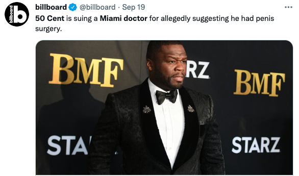 50 Cent - Rapçi Tarafından 'Penis Büyütme Reklamı' Üzerine Dava Açılan Doktor, Davaya Cevap Verdi, Fotoğraf Karşılığında Bilerek Ücretsiz Hizmet Aldığını İddia Etti