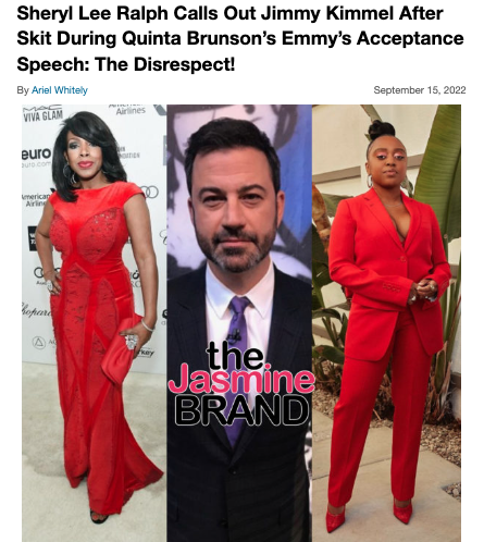 Jimmy Kimmel, Quinta Brunson'ın Emmy Kazanma Anından Pişman Olduğunu İtiraf Ediyor: Sadece Emmy'sini Kutlamak Yerine Bununla İlgili Soruları Cevaplamak Zorundaydı