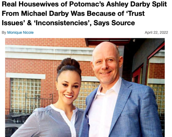 Potomac'ın Gerçek Ev Hanımı Ashley Darby, İyi Bir Baba Olduğu İçin Ayrıldığı Kocasıyla Uzlaşmayı Düşündüğünü Kabul Ediyor + Çıkmaya Açık Olduğunu, Ama Bu Düşünceden Korktuğunu Söyledi