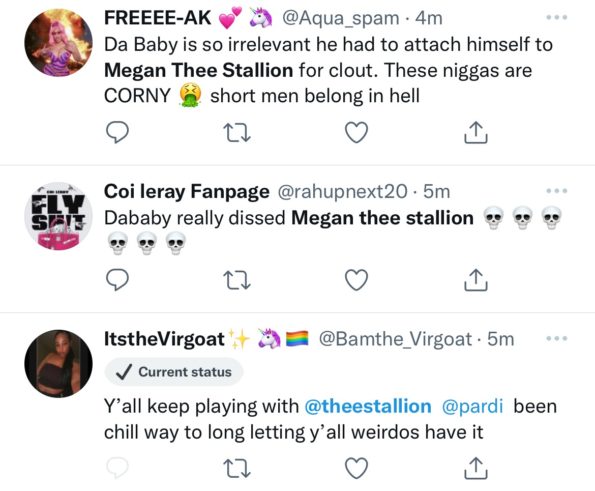 DaBaby, Yeni Şarkısında Megan Thee Stallion ile Seks Yaptığını Söyledi