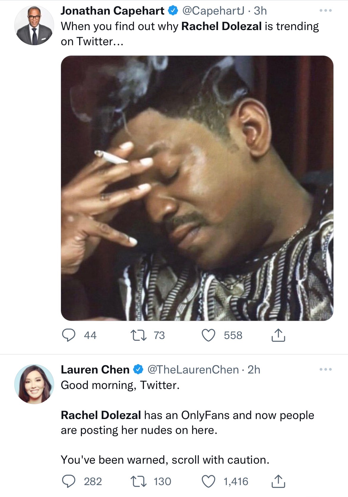 Rachel Dolezal Trends As Social Media Encountered Her OnlyFans Account ...