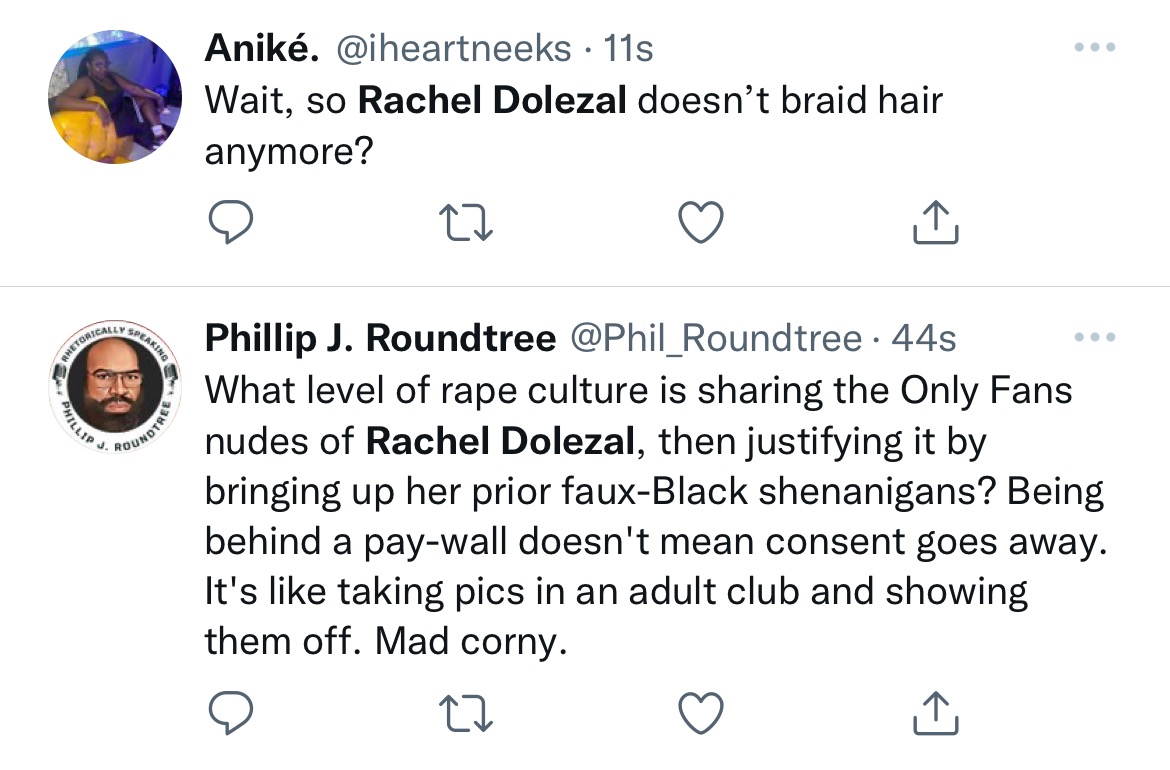 Rachel Dolezal Trends As Social Media Encountered Her OnlyFans Account ...