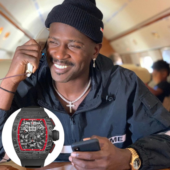 Ex NFL Star Antonio Brown Sued For Allegedly Selling Man A Fake Richard Millie Watch For $160K