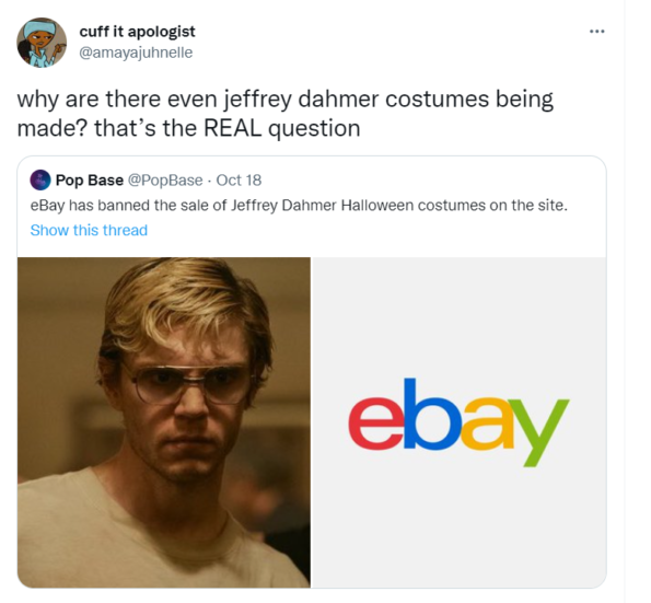 Dahmer Costume Tweet 5