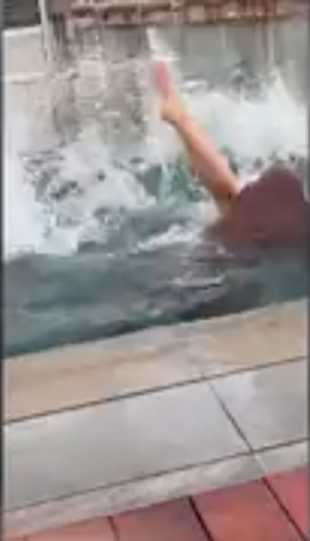 Antonio Brown Exposes Himself to Woman in Swimming Pool at Dubai