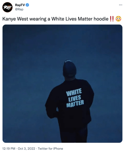 Kanye West - White Lives Matter