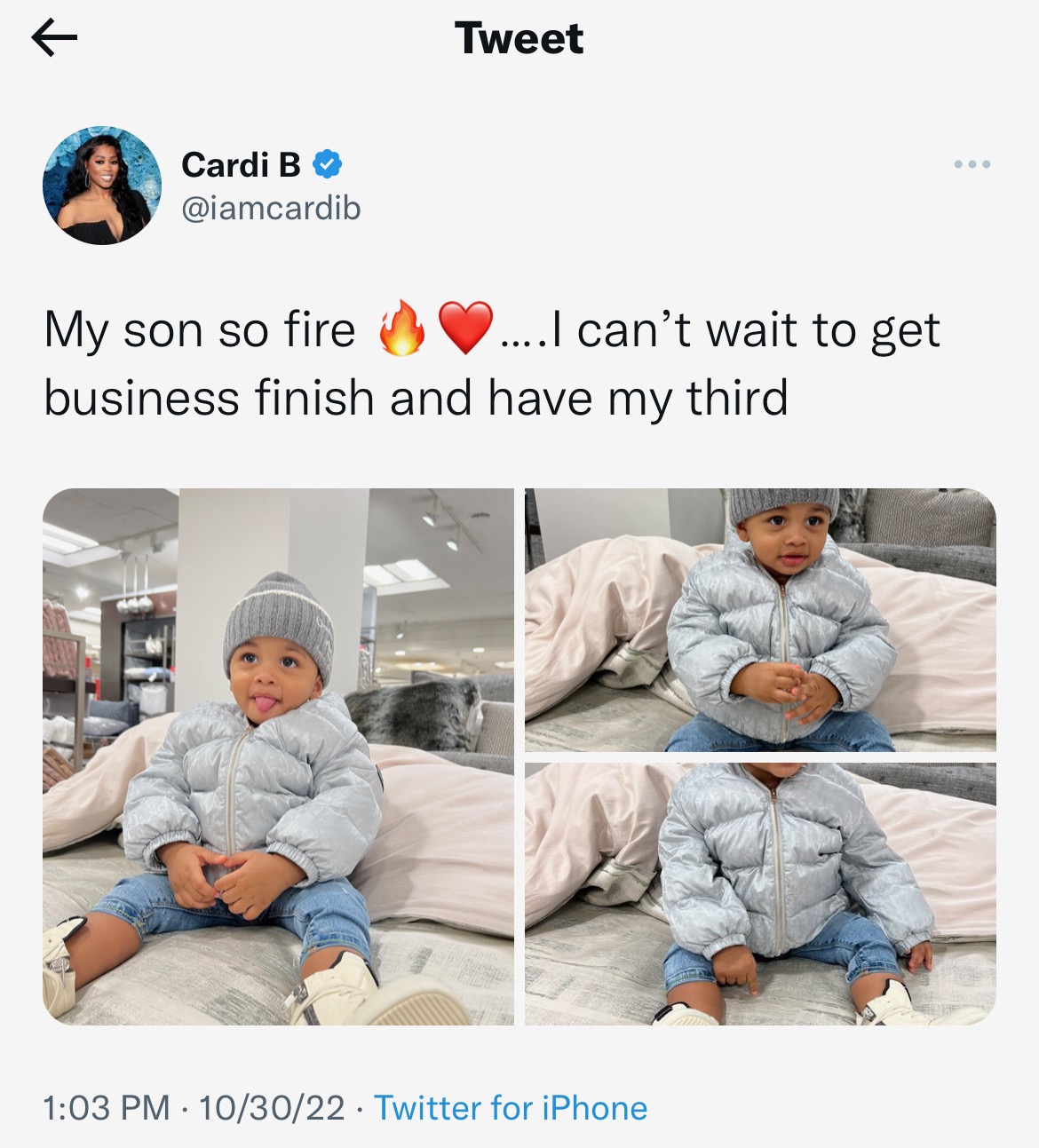 Cardi B Planning To Have A 3rd Child - TheJasmineBRAND