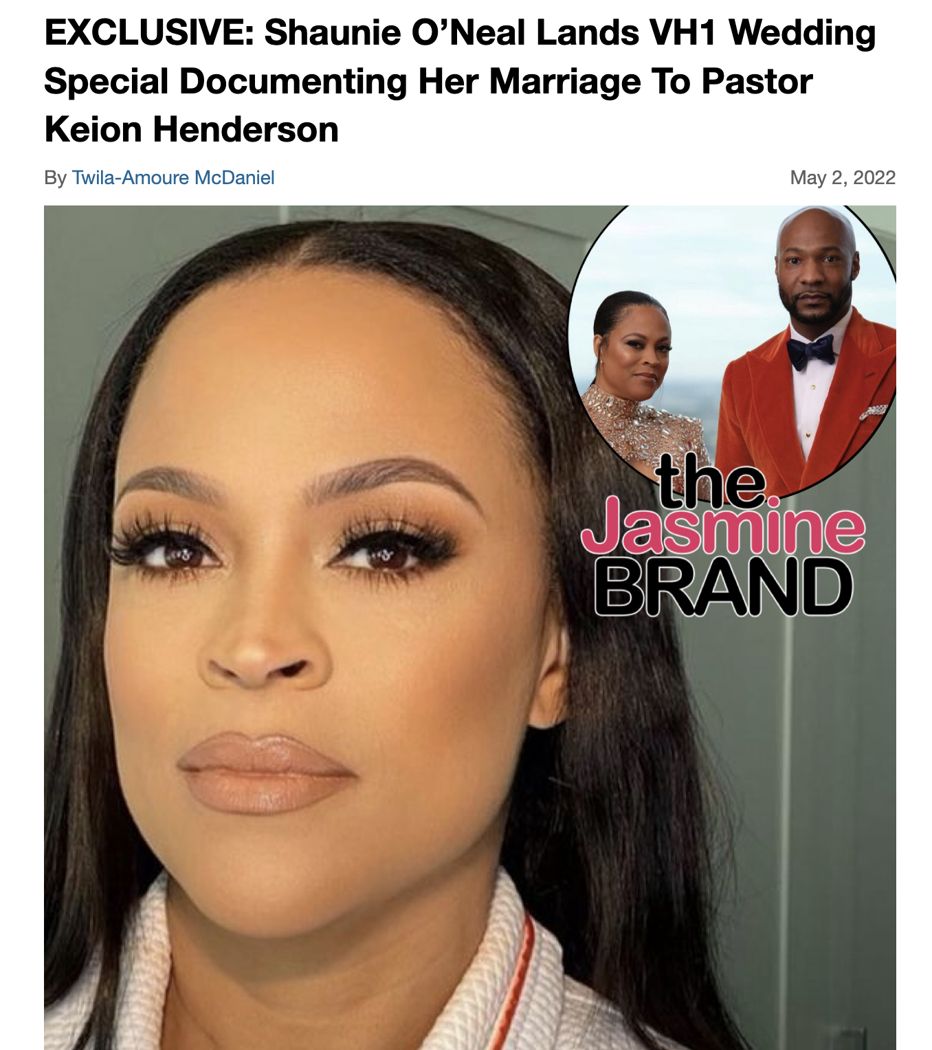 Shaunie O Neal And Husband Keion Henderson Confirm Their Journey Down The Aisle Will Play Out In