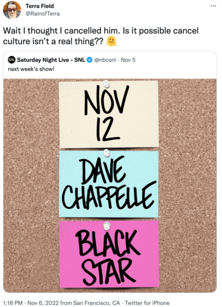 Dave Chappelle hosts SNL