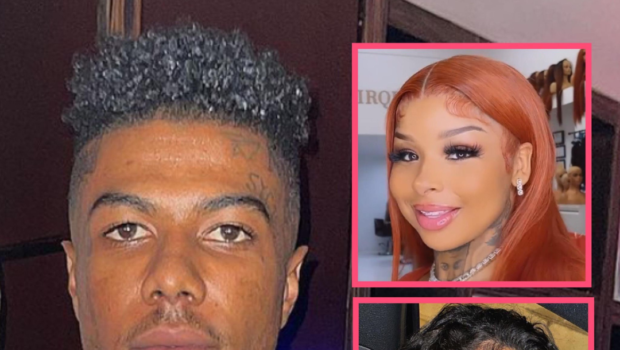 Blueface’s Baby’s Mother, Jaidyn Alexxis, & Girlfriend Chrisean Rock Exchange Words Prior To The Rapper’s Release For Attempted Murder 