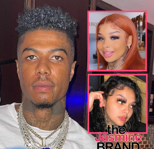 Blueface’s Baby’s Mother, Jaidyn Alexxis, & Girlfriend Chrisean Rock Exchange Words Prior To The Rapper’s Release For Attempted Murder 