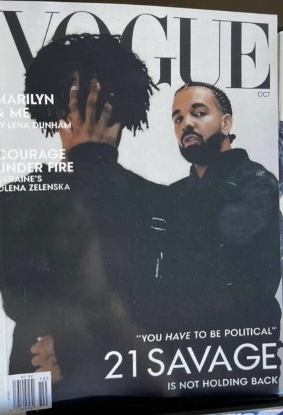 Update Drake And 21 Savage Settle Lawsuit W Publisher Over Fake Vogue Magazine Cover For Her 