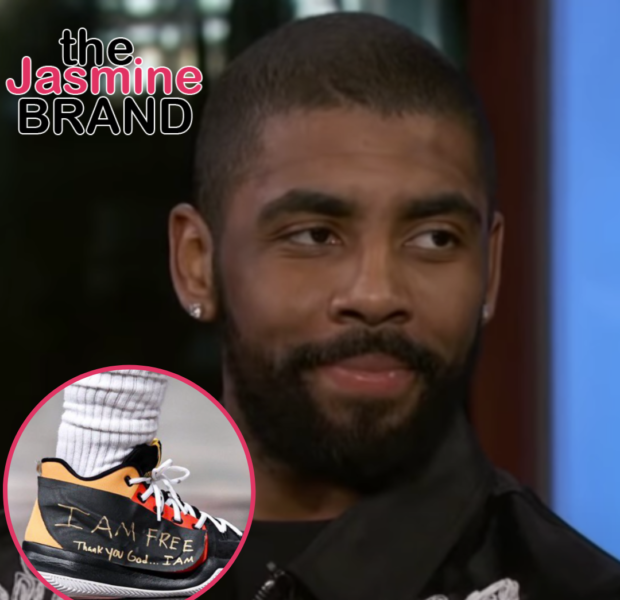 Kyrie Irving Covers Up Nike Logo, Writes “I AM FREE” On Signature Shoes Following Split w/ Apparel Company
