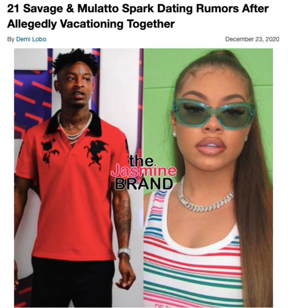 Folks suspect that Latto and 21 Savage are taking a brief break after 21  was seemingly spotted enjoying a little date night with his wife…