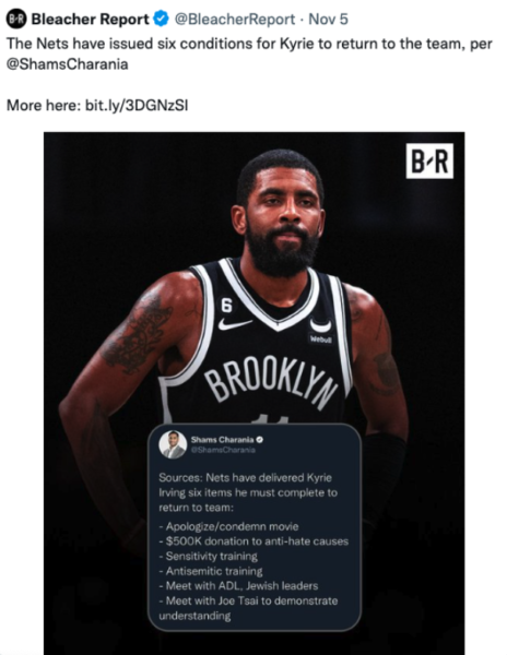 Kyrie Irving Covers Nike Shoe Logo W/ 'I Am Free' Sticker After Split From  Brand