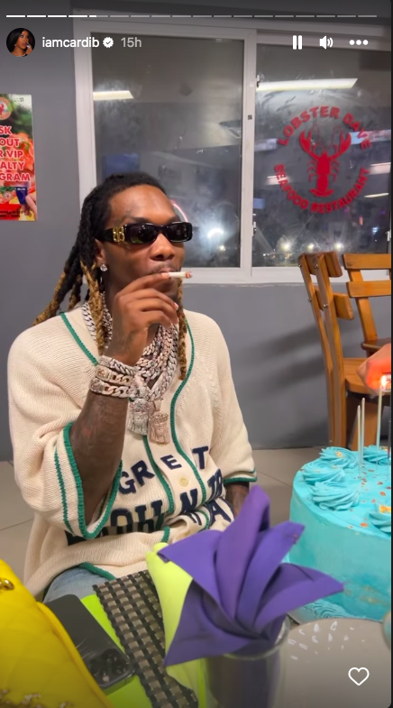 Offset Celebrates 31st Birthday In Jamaica W/ Wife Cardi B, Family ...