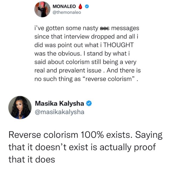 Masika Kalysha Faces Backlash For Claiming ‘Reverse Colorism 100% ...