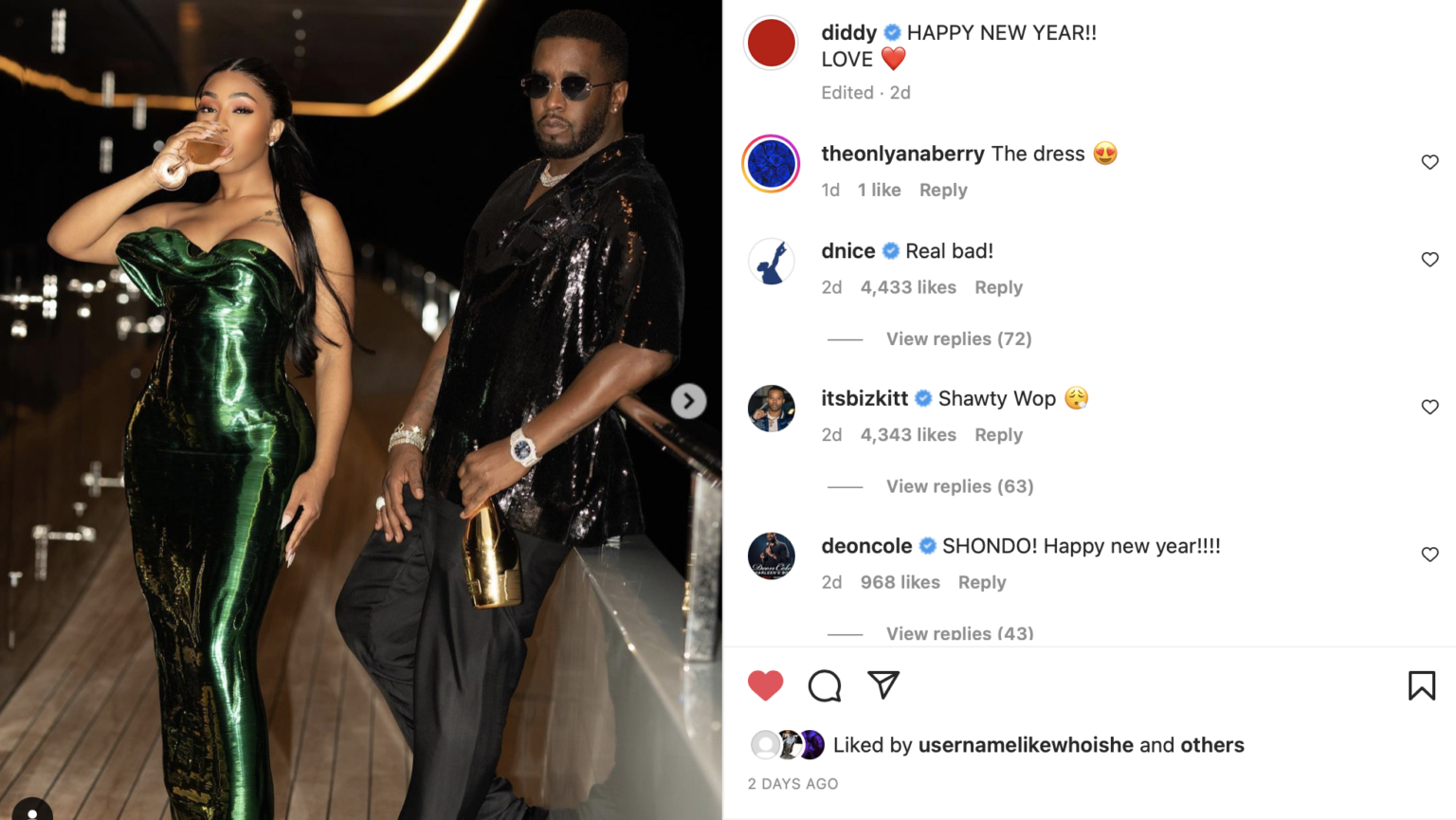 Diddy Shares Images Of His Newborn Daughter His Baby Momma Dana Tran On Instagram Photo