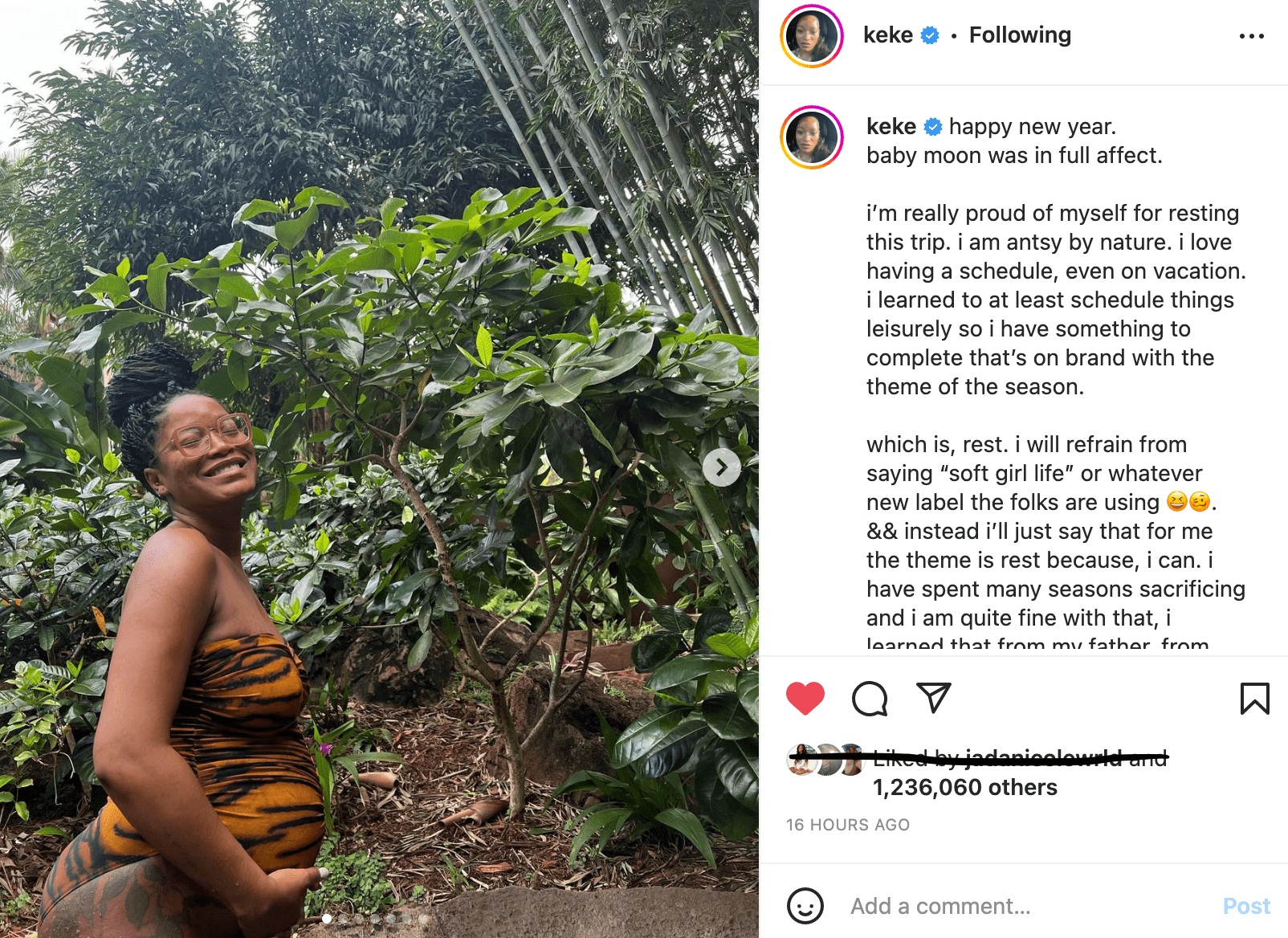 Pregnant Keke Palmer Is All Smiles As She Vacations On Baby Moon w