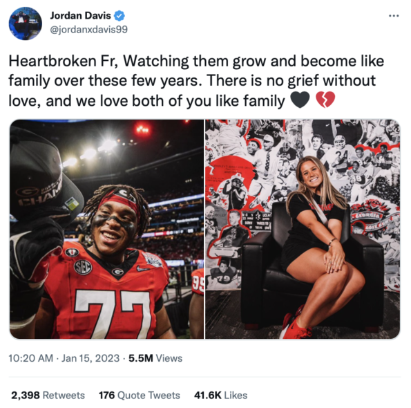 Georgia Üniversitesi Futbolcusu Devin Willock ve Team Staffer, Şampiyonluk Kutlamasından Saatler Sonra Araba Kazasında Öldü
