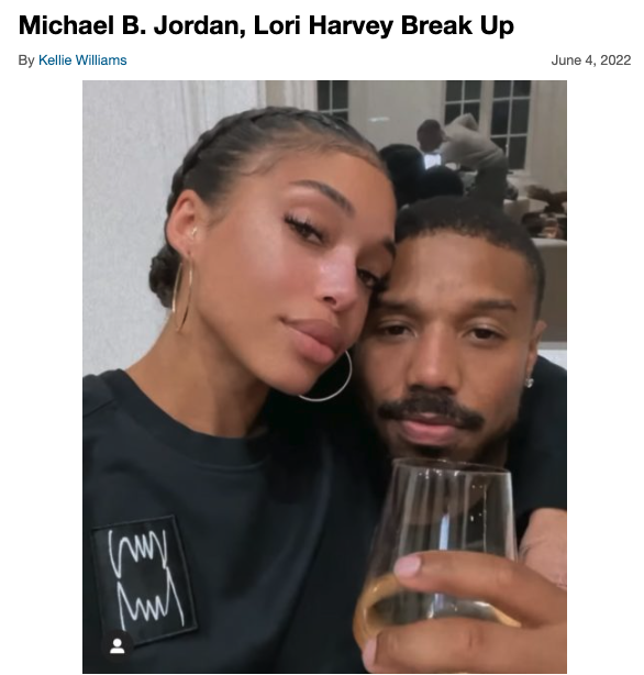 Michael B. Jordan Jokes About His "First Public Breakup" Following ...