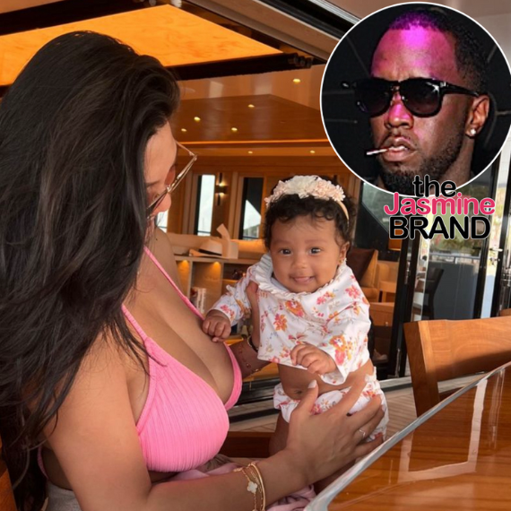 Diddy Shares Images Of His Newborn Daughter & His Baby Momma, Dana Tran, On Instagram [PHOTO]