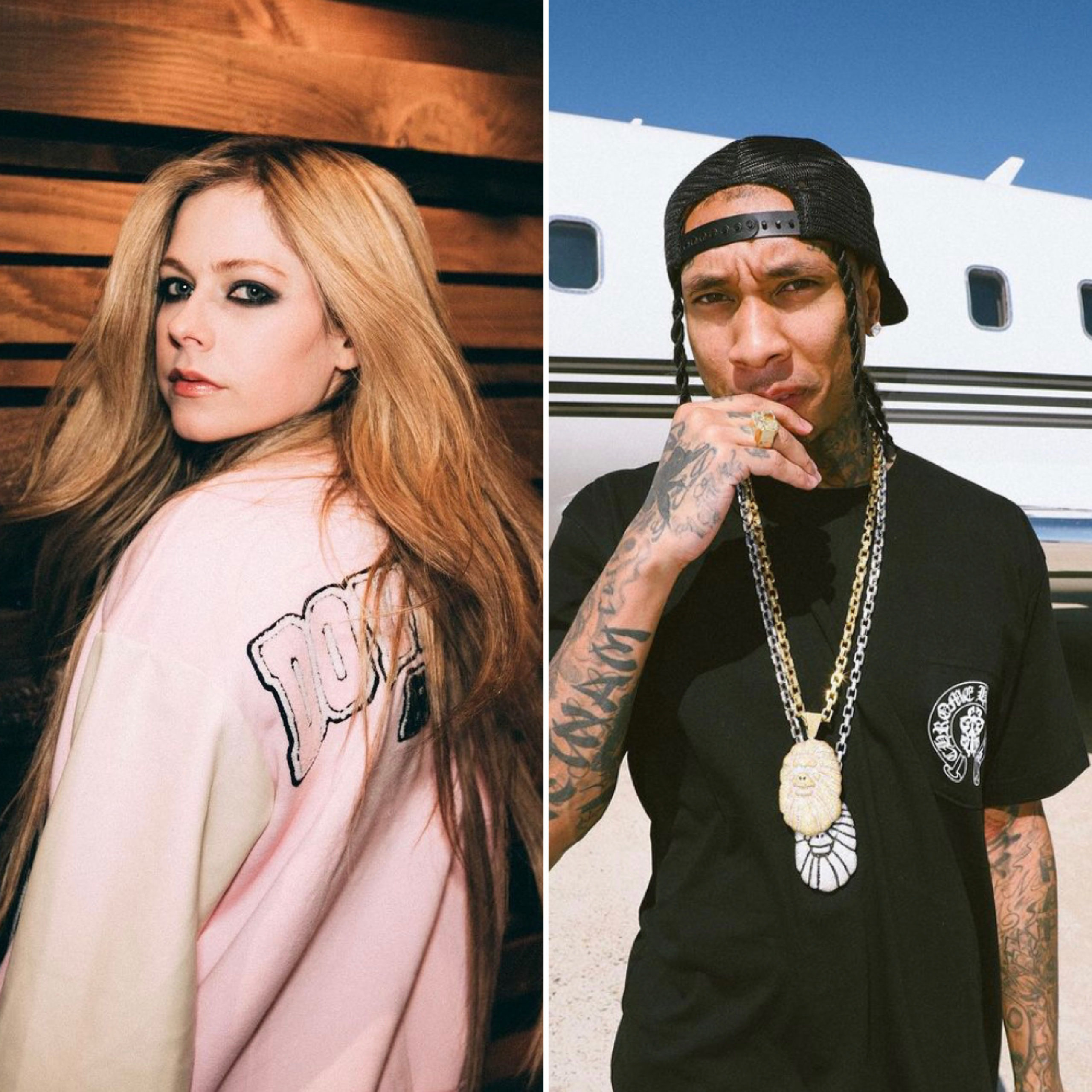 Avril Lavigne Upskirt - Avril Lavigne & Tyga Spark Dating Rumors After Being Seen Sharing Intimate  Moment Following Dinner Date - theJasmineBRAND