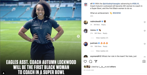 Homecoming for Autumn Lockwood, first Black woman Super Bowl coach