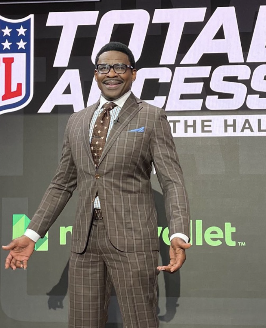 michael irvin super bowl outfit