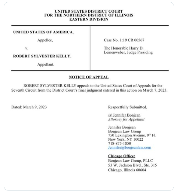 Update R. Kelly's 20Year Sentence In Child Pornography Case Upheld In
