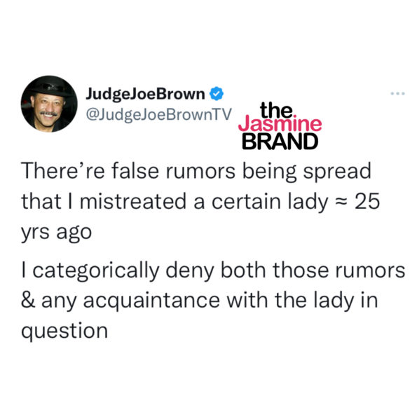 Güncelleme: Yargıç Joe Brown, Aktris Sheryl Lee Ralph'e Cinsel Saldırıda Bulunduğu Söylentilerinin Ortasında Konuştu, İftira Davasıyla Tehdit Etti