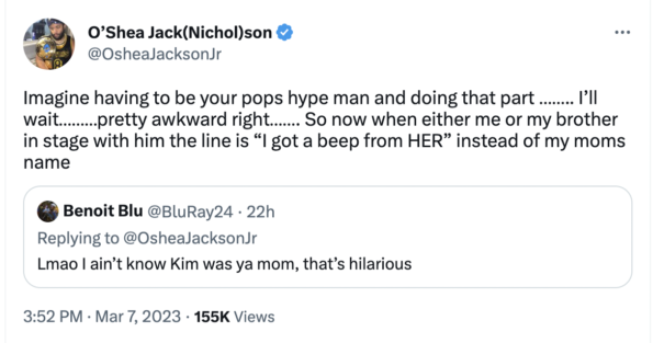 O'Shea Jackson Jr., Babasının Rap Şarkısı "It Was A Good Day"i Şarkı Söyleyen Bir Balada Dönüştürdüğü ve Annesinden Bahsettiği İçin Rapçi Mantığını Şakayla Ortaya Koydu