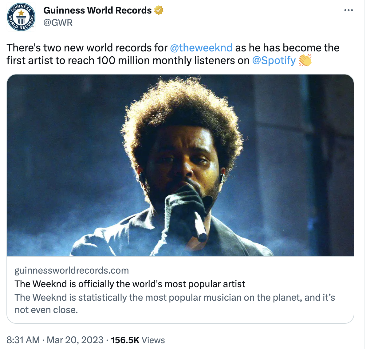 the-weeknd-sets-guinness-world-record-as-most-popular-artist-social