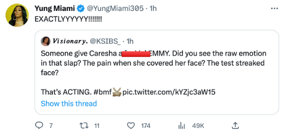 Yung Miami, 'BMF' İlk Çıkışını Eleştiren Tweetlere Tepki Veriyor: 'Nefret Ettikçe Daha Fazla Fırsat Geliyor!'