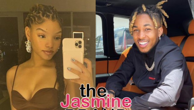 Halle Bailey — Fans Call For Actress To Break Up w/ DDG After He Appeared On A Live Stream Where Someone Seemingly Mocked Her Sister Chloe For Having Low Album Sales