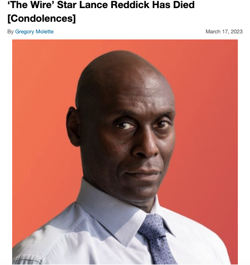 Late Lance Reddick's Wife Reportedly Refutes His Cause Of Death