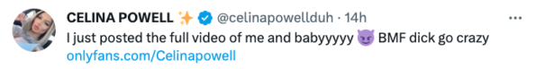 Celina Powell, 'BMF' Yıldızının Summer Walker ile İlişkisini Görünüşte Onaylamasından Kısa Bir Süre Sonra Lil Meech ile Müstehcen Fotoğrafları ve İddia Edilen Seks Kasetini Yayınladı