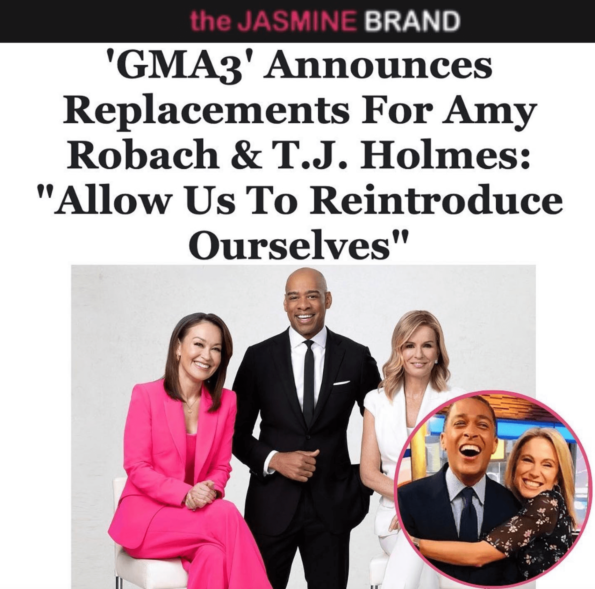 T.J. Holmes & Amy Robach Replaced On 'GMA3' Months After Being