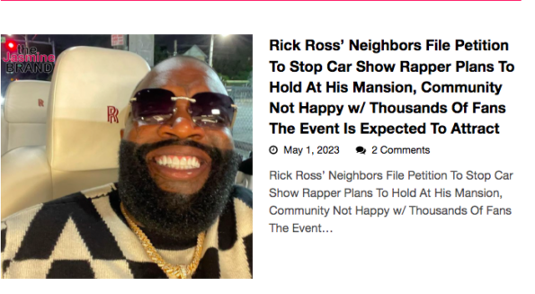 Rick Ross, Reddedilen İzne Rağmen Araba Gösterisinin Devam Edeceğini Söyledi + Rapçi Paylaşımları Fayetteville, Ga Belediye Başkanı İçin Çalışmayı Planlıyor.