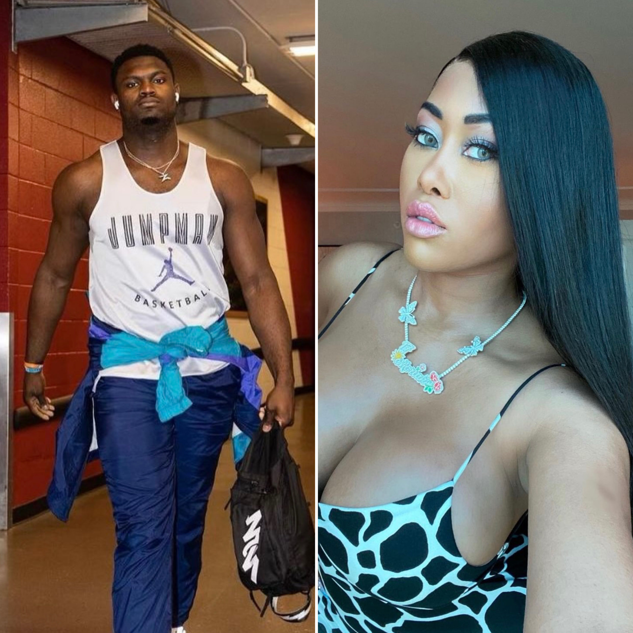 Only Fans Model Moriah Mills Says Shes Chill w/ Zion Williamson After Threatening To Leak Sex Tape Featuring The Athlete Were Good pic
