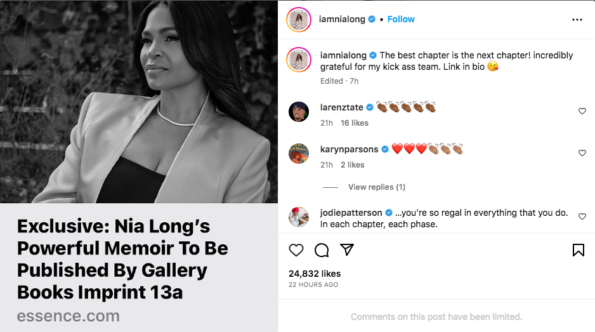 Nia Long Gearing Up For Release Of New Memoir That Will Transparently ...