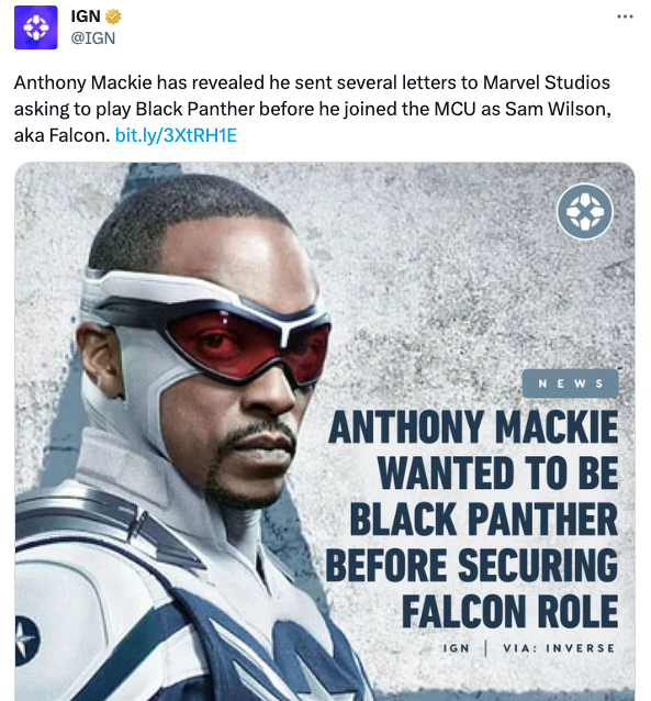 Anthony Mackie Wrote Letters Asking To Play Black Panther & Was Shocked