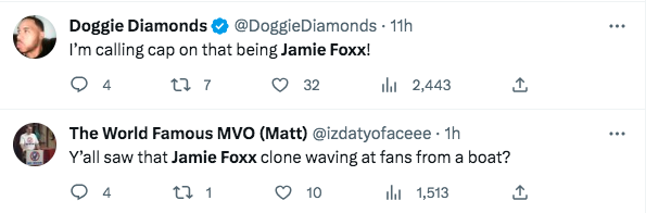 Hayranlar Gerçekten O Olup Olmadığını Tartışırken Jamie Foxx'un Sağlık Korkusundan Sonra İlk Görülüşü İnternette Kargaşaya Yol Açtı: "Bu Bir Klondu"