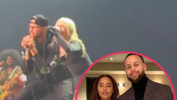 NBA Star Steph Curry Rocks Out On Stage Alongside Paramore During Date Night w/ Wife Ayesha Curry